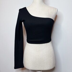 NWT Princess Polly Rancho Carne One Shoulder Crop Top